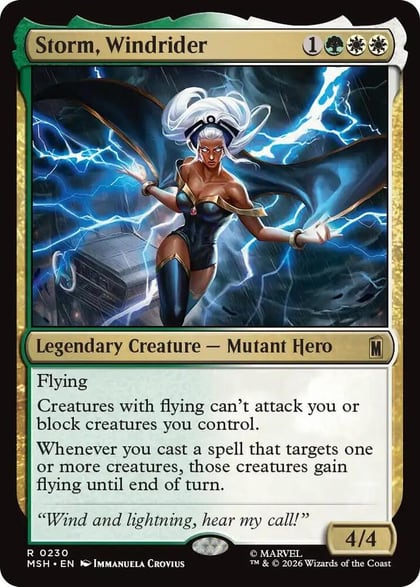 Storm, Windrider, Marvel Super Heroes 230