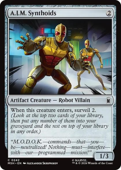 A.I.M. Synthoids, Marvel Super Heroes 242