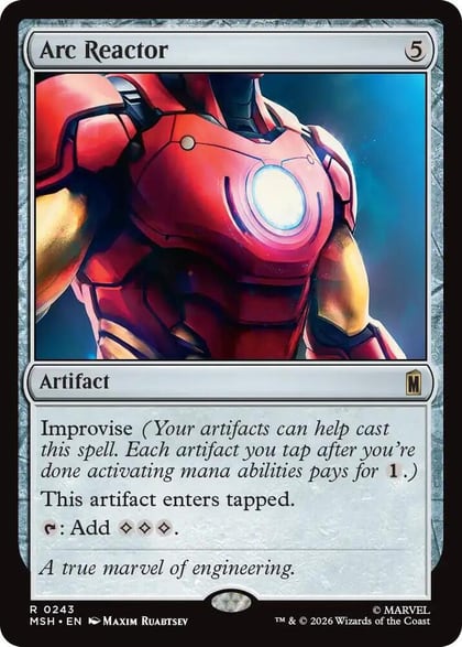 Arc Reactor, Marvel Super Heroes 243