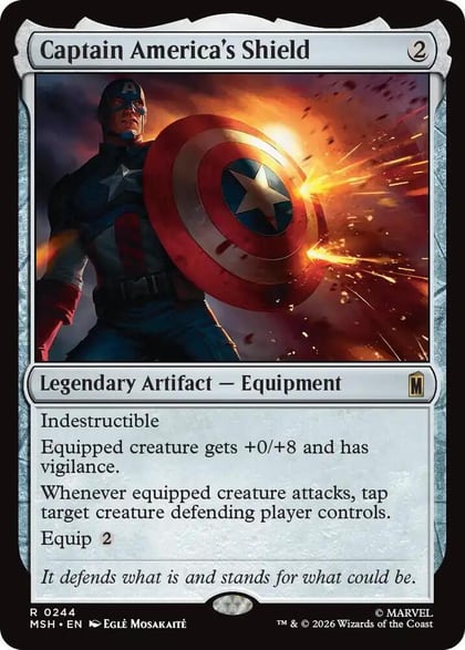 Captain America's Shield, Marvel Super Heroes 244