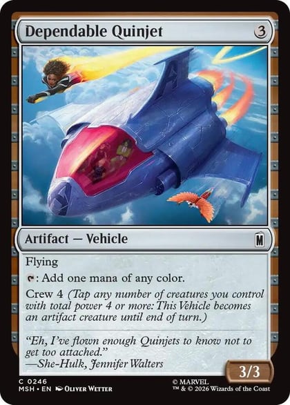 Dependable Quinjet, Marvel Super Heroes 246