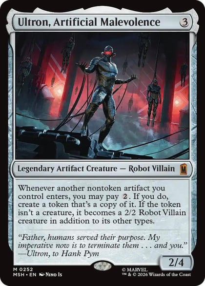 Ultron, Artificial Malevolence, Marvel Super Heroes 252
