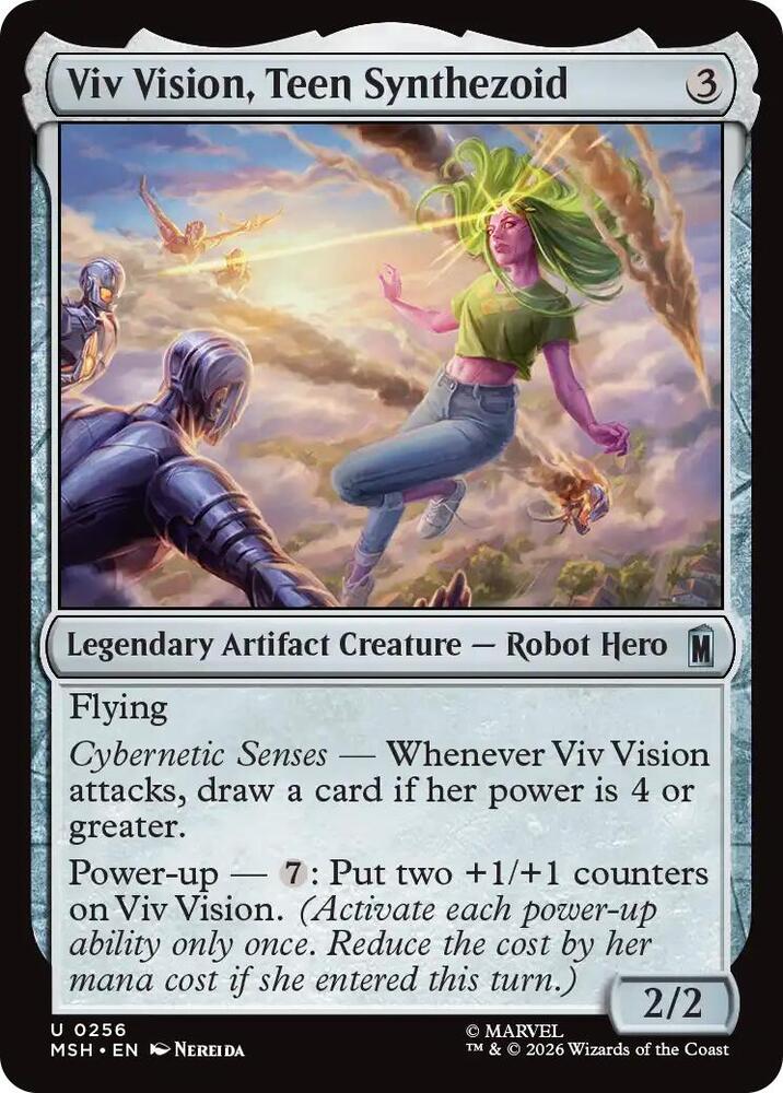 Viv Vision, Teen Synthezoid, Marvel Super Heroes 256