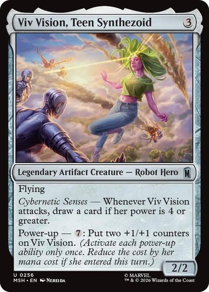 Viv Vision, Teen Synthezoid, Marvel Super Heroes 256