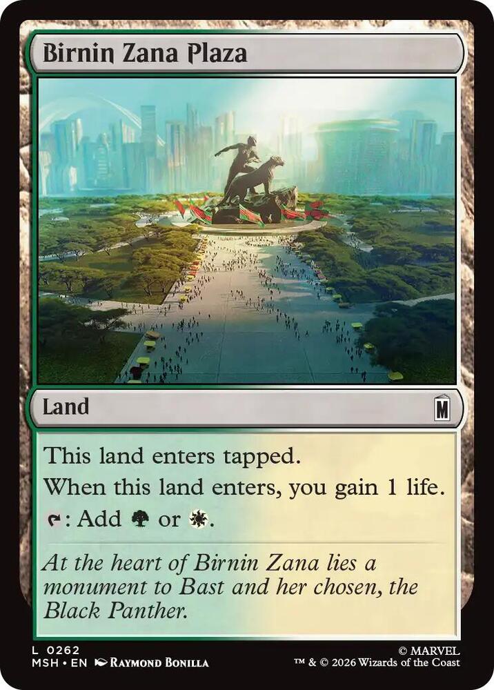Birnin Zana Plaza, Marvel Super Heroes 262