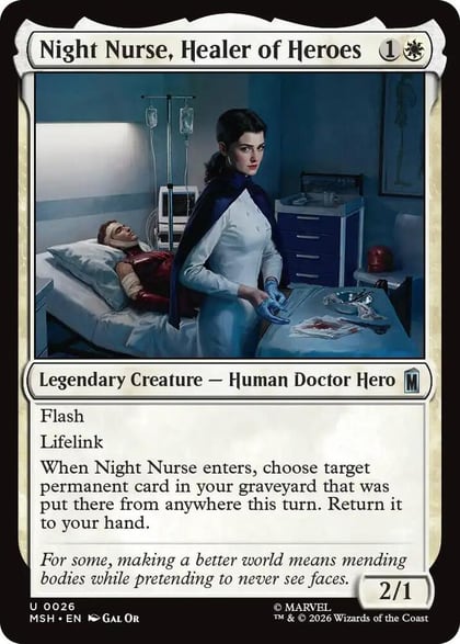 Night Nurse, Healer of Heroes, Marvel Super Heroes 26
