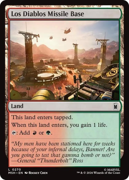 Los Diablos Missile Base, Marvel Super Heroes 270