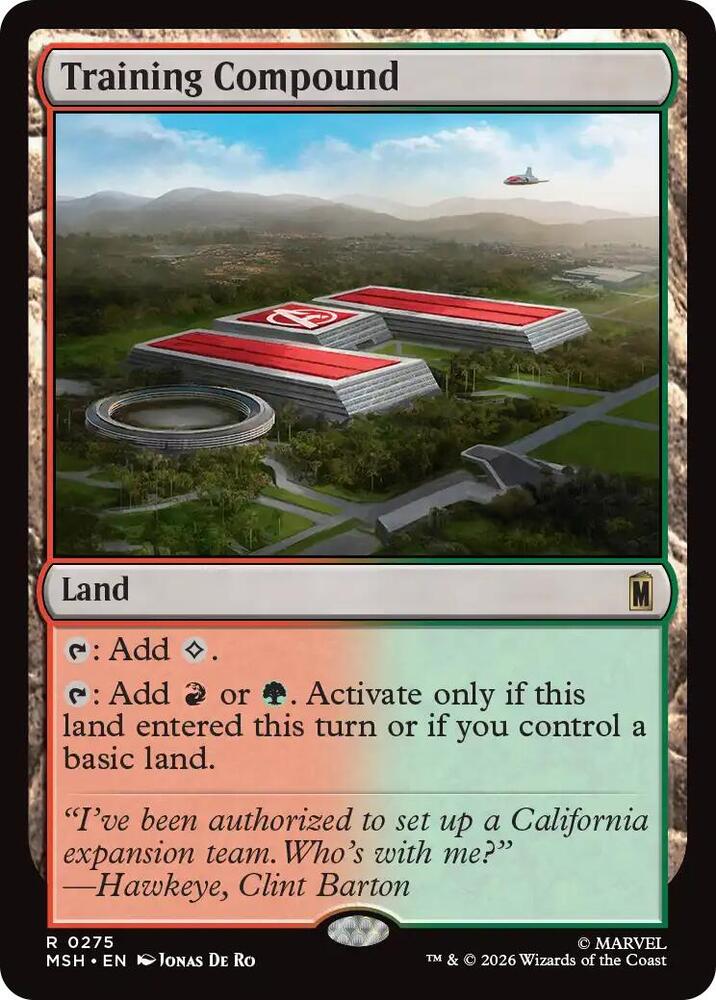 Training Compound, Marvel Super Heroes 275