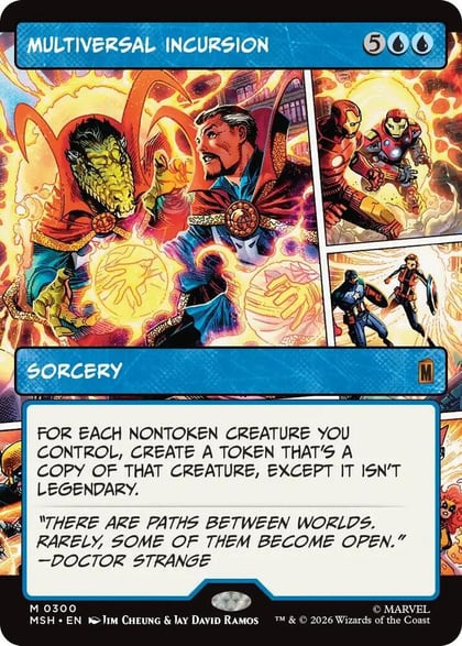 Multiversal Incursion (Borderless), Marvel Super Heroes 300
