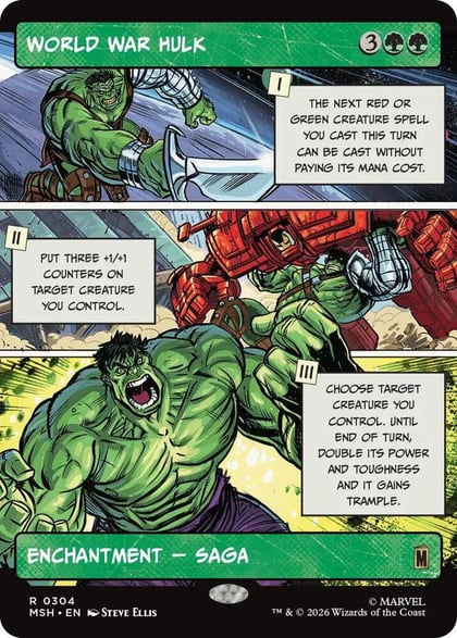 World War Hulk (Borderless), Marvel Super Heroes 304