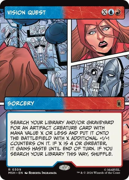 Vision Quest (Borderless), Marvel Super Heroes 309
