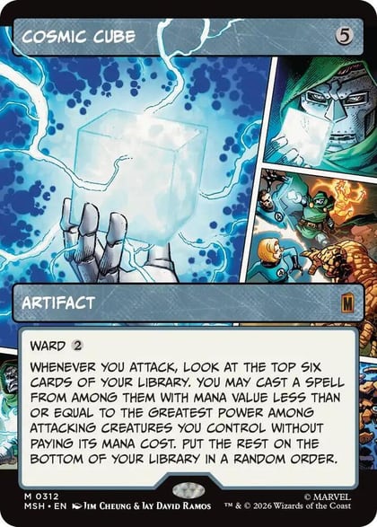 Cosmic Cube (Borderless) (0312), Marvel Super Heroes 312