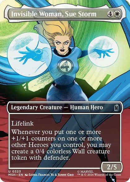 Invisible Woman, Sue Storm (Borderless), Marvel Super Heroes 323