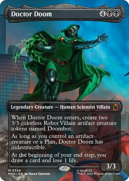 Doctor Doom (Borderless) (0336), Marvel Super Heroes 336