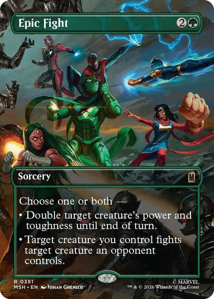 Epic Fight (Borderless), Marvel Super Heroes 351