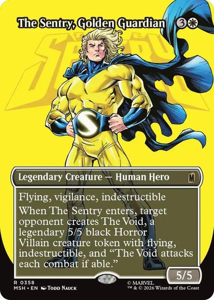 The Sentry, Golden Guardian (Borderless), Marvel Super Heroes 358