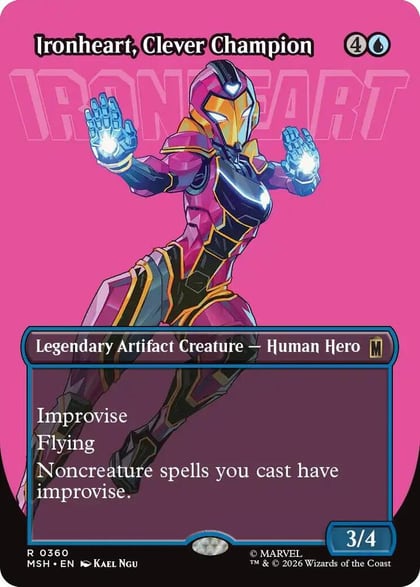 Ironheart, Clever Champion (Borderless), Marvel Super Heroes 360