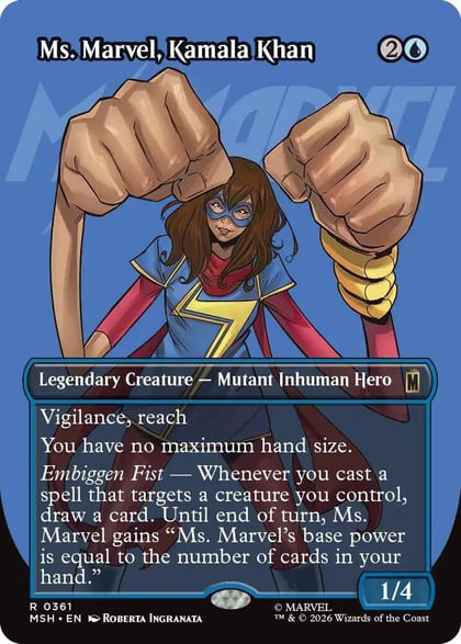 Ms. Marvel, Kamala Khan (Borderless), Marvel Super Heroes 361