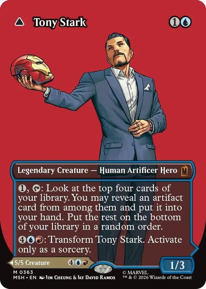 Tony Stark (Borderless) (0363), Marvel Super Heroes 363