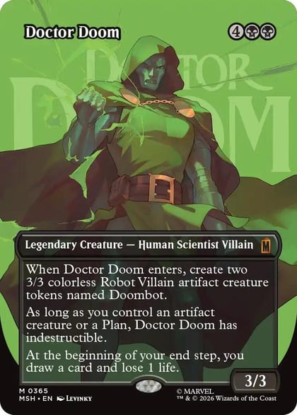 Doctor Doom (Borderless) (0365), Marvel Super Heroes 365