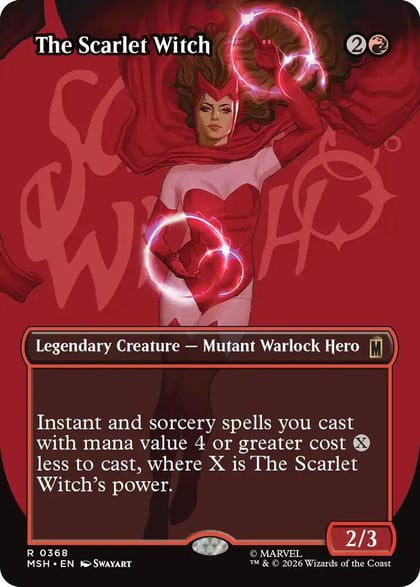 The Scarlet Witch (Borderless), Marvel Super Heroes 368