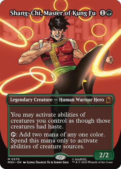 Shang-Chi, Master of Kung Fu (Borderless) (0370), Marvel Super Heroes 370