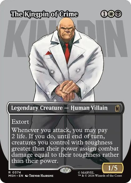 The Kingpin of Crime (Borderless) (0374), Marvel Super Heroes 374