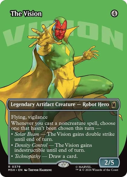The Vision (Borderless), Marvel Super Heroes 379