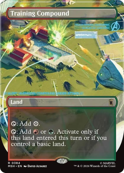 Training Compound (Borderless), Marvel Super Heroes 384