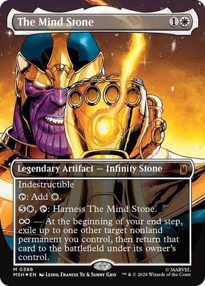 The Mind Stone (Borderless), Marvel Super Heroes 386