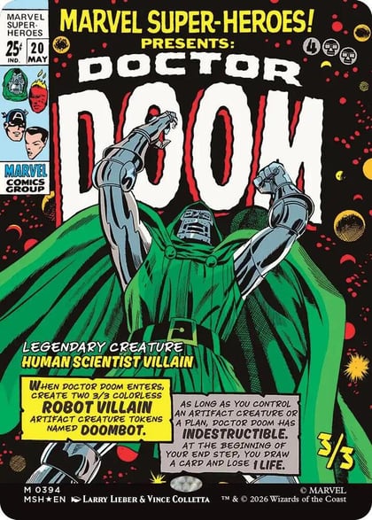 Doctor Doom (Borderless) (0394), Marvel Super Heroes 394