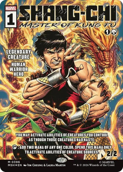 Shang-Chi, Master of Kung Fu (Borderless) (0396), Marvel Super Heroes 396