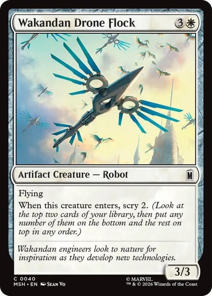 Wakandan Drone Flock, Marvel Super Heroes 40