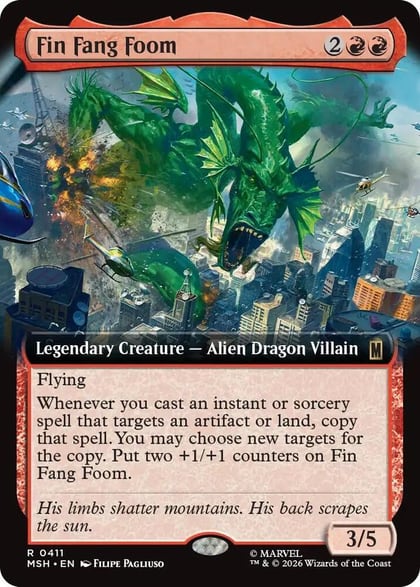 Fin Fang Foom (Extended Art), Marvel Super Heroes 411