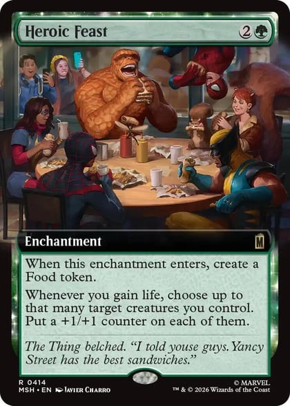 Heroic Feast (Extended Art), Marvel Super Heroes 414