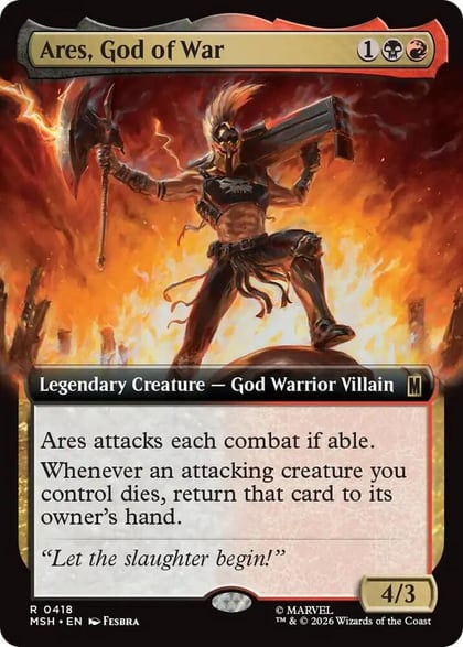 Ares, God of War (Extended Art), Marvel Super Heroes 418