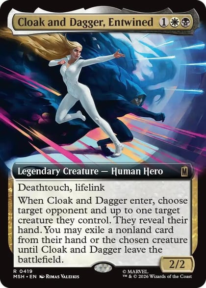 Cloak and Dagger, Entwined (Extended Art), Marvel Super Heroes 419
