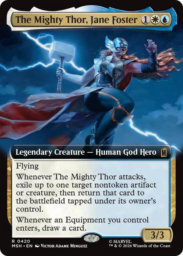 The Mighty Thor, Jane Foster (Extended Art), Marvel Super Heroes 420