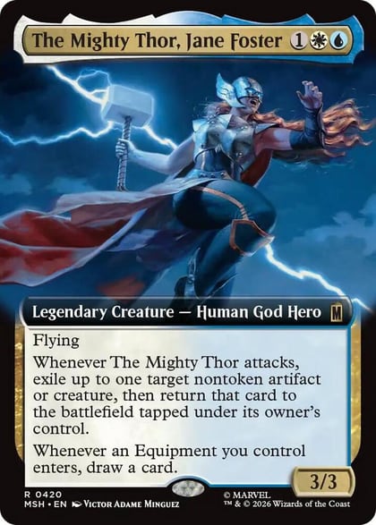 The Mighty Thor, Jane Foster (Extended Art), Marvel Super Heroes 420