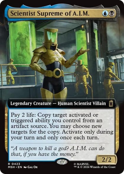 Scientist Supreme of A.I.M. (Extended Art), Marvel Super Heroes 423