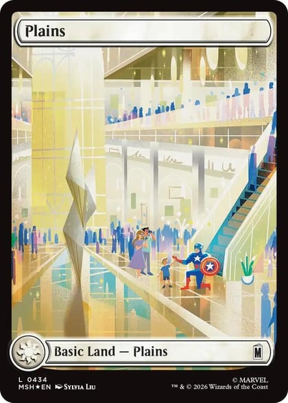 Plains (0434) (Surge Foil), Marvel Super Heroes 434