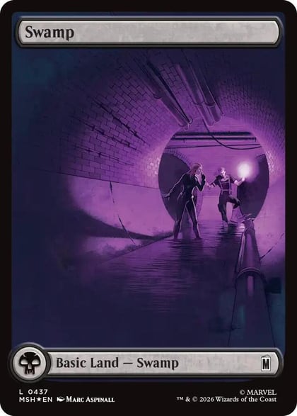 Swamp (0437) (Surge Foil), Marvel Super Heroes 437