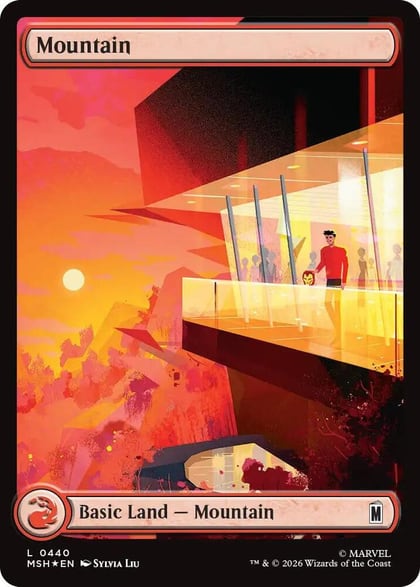 Mountain (0440) (Surge Foil), Marvel Super Heroes 440