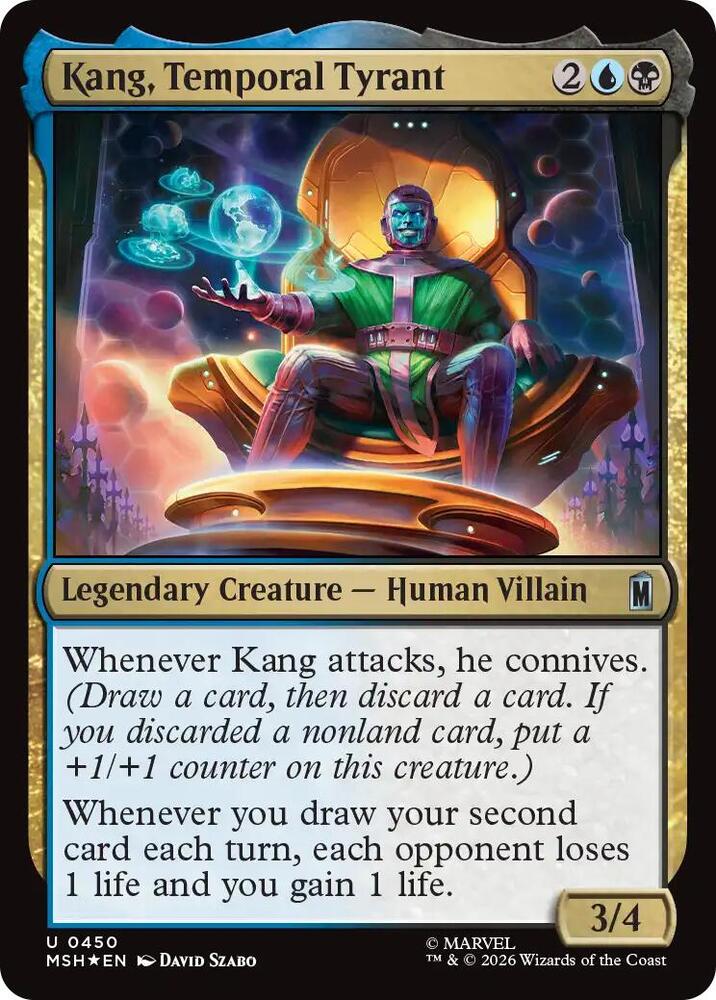 Kang, Temporal Tyrant (Surge Foil), Marvel Super Heroes 450