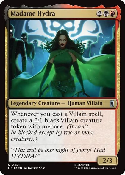 Madame Hydra (Surge Foil), Marvel Super Heroes 451