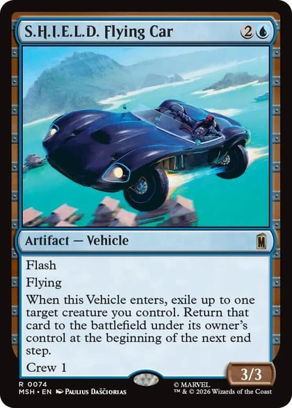 S.H.I.E.L.D. Flying Car, Marvel Super Heroes 74