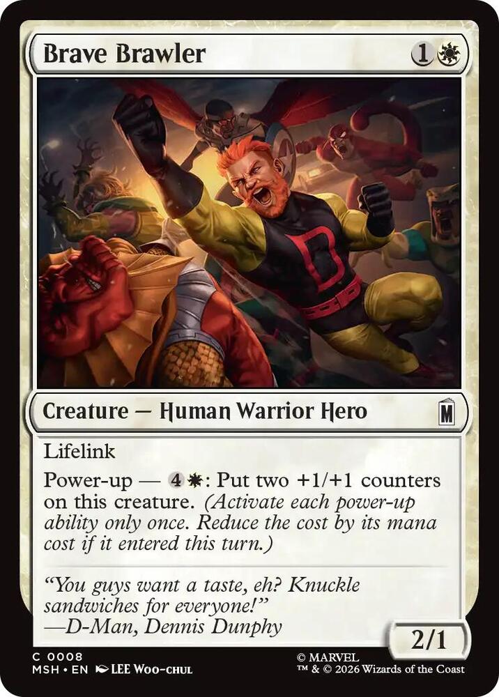 Brave Brawler, Marvel Super Heroes 8