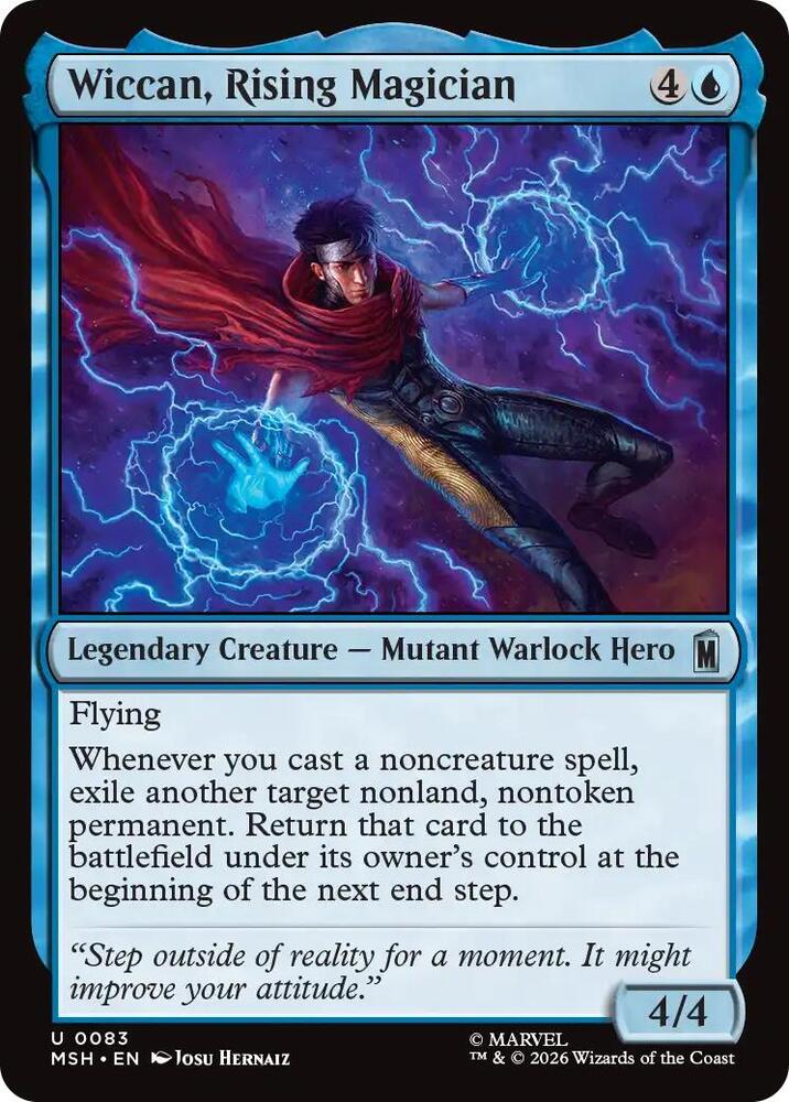 Wiccan, Rising Magician, Marvel Super Heroes 83