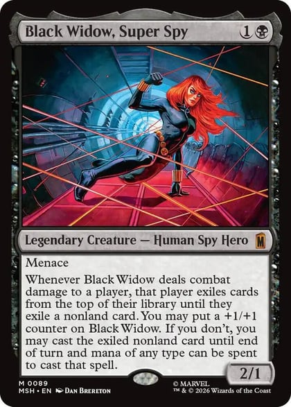 Black Widow, Super Spy, Marvel Super Heroes 89