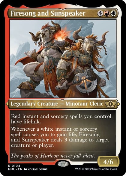 Firesong and Sunspeaker (Foil Etched), March of the Machine: Multiverse Legends 104